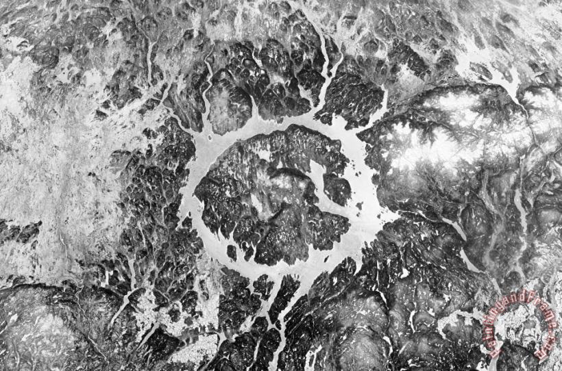 Others Manicouagan Crater Art Print