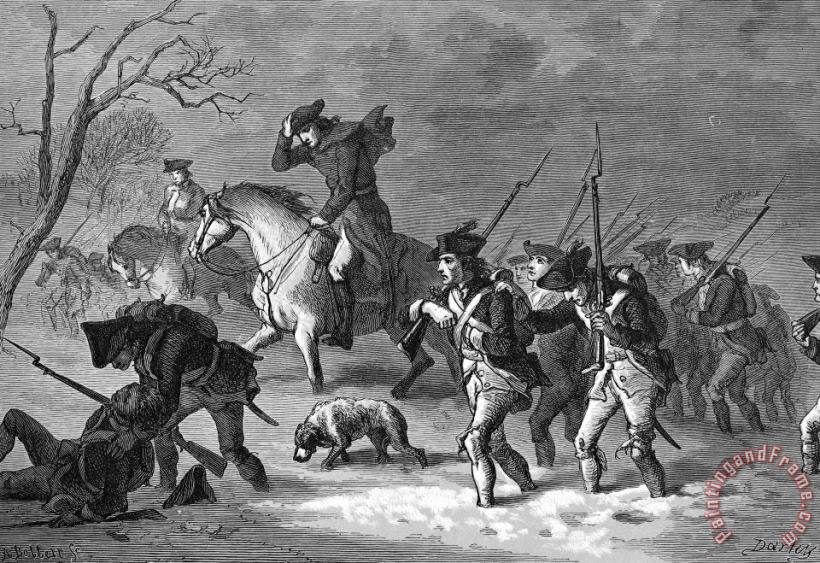 March To Valley Forge, 1777 painting - Others March To Valley Forge, 1777 Art Print