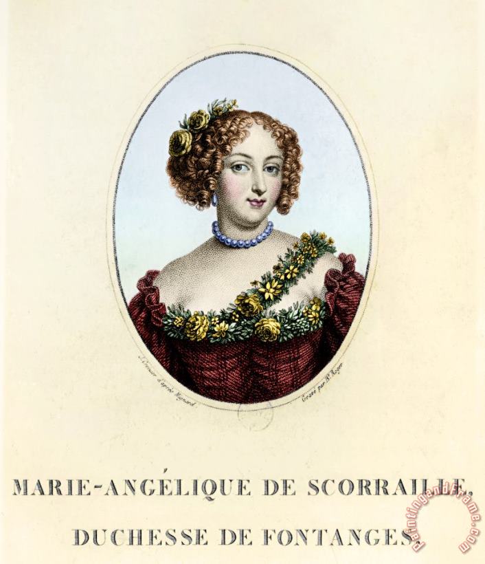 Marie-angelique De Rousille painting - Others Marie-angelique De Rousille Art Print