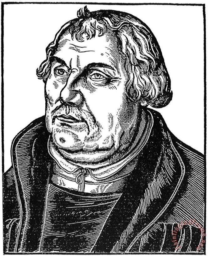 Others Martin Luther (1483-1546) Art Painting