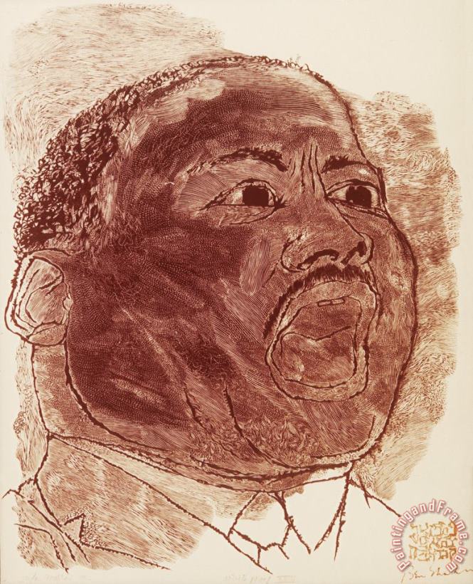 Martin Luther King, Jr painting - Others Martin Luther King, Jr Art Print