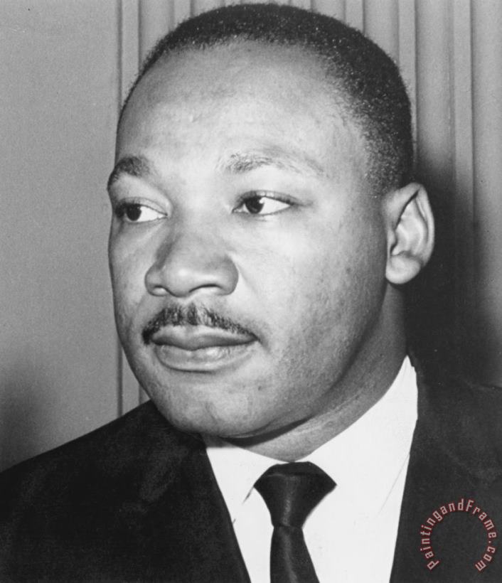 Martin Luther King Jr 1929-68 American Black Civil Rights Campaigner painting - Others Martin Luther King Jr 1929-68 American Black Civil Rights Campaigner Art Print