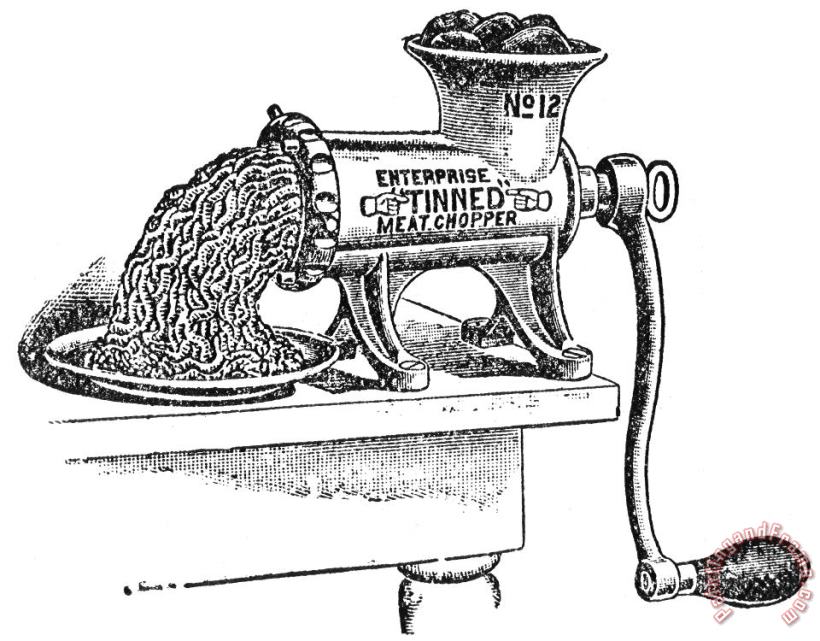 Others Meat Grinder, 1900 Art Painting