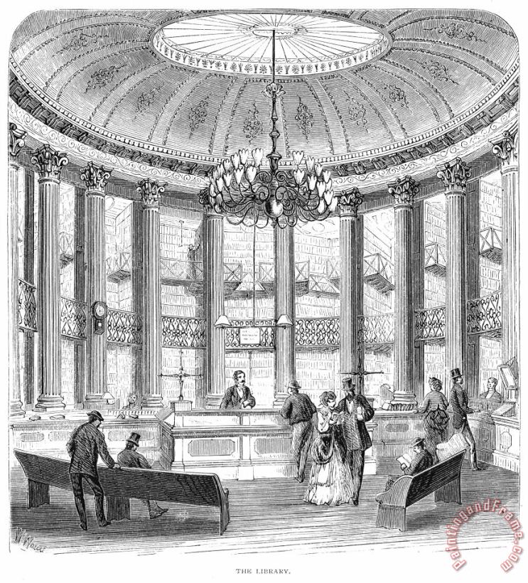 Others Mercantile Library, 1871 Art Print