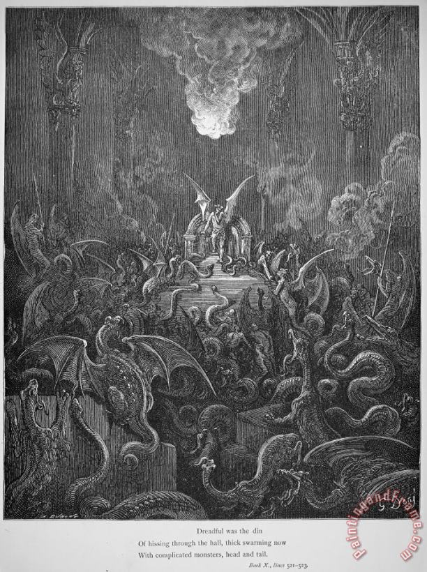 Others Milton: Paradise Lost Art Painting