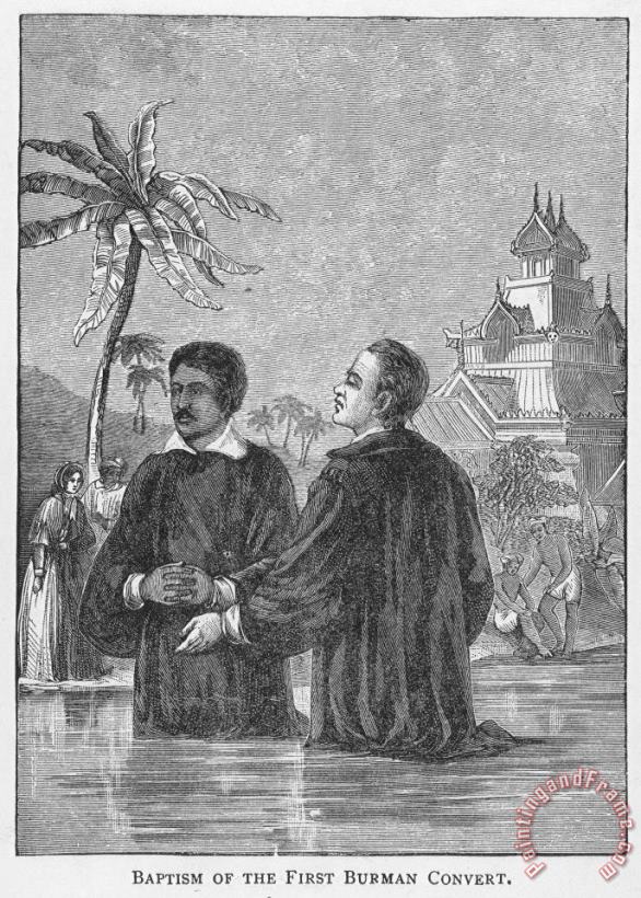 Others Missionaries: Baptism Art Print