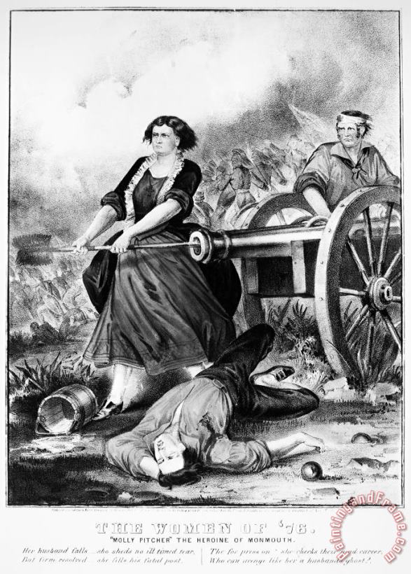 Others MOLLY PITCHER (c1754-1832) Art Print