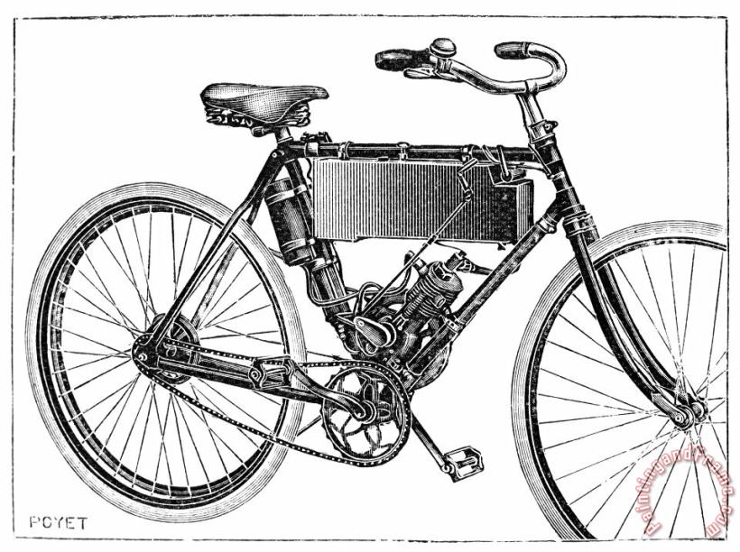 Others Motorcycle, 1904 Art Painting