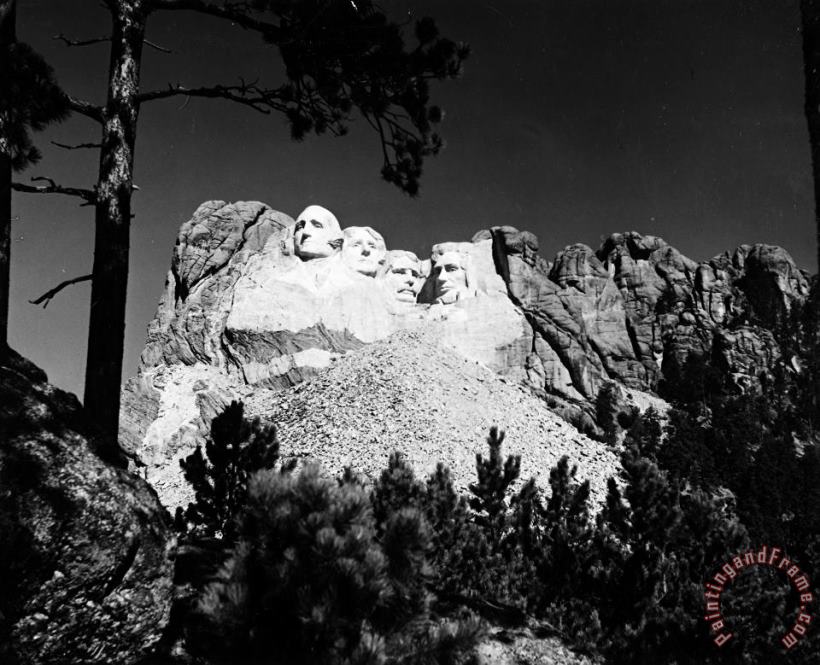 Mount Rushmore painting - Others Mount Rushmore Art Print