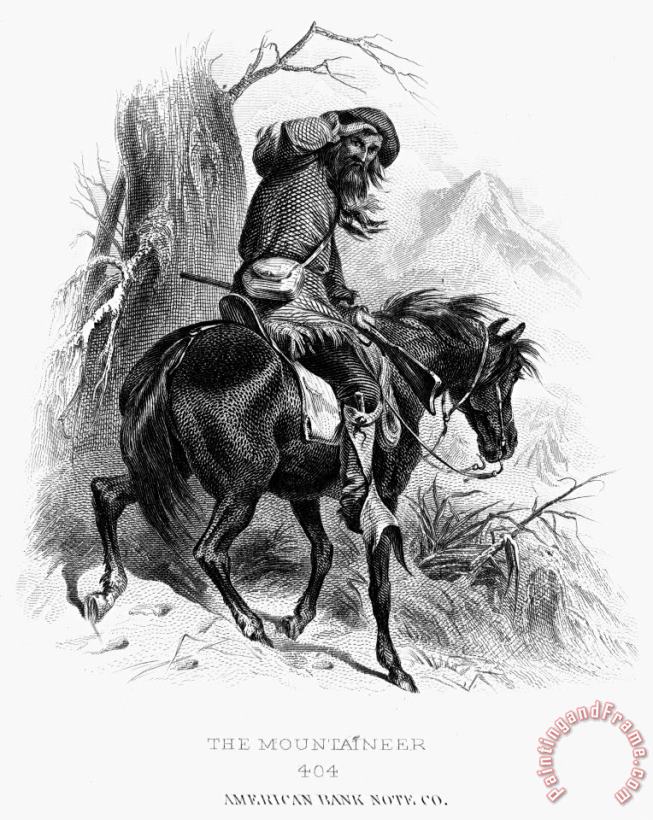 MOUNTAINEER, c1870 painting - Others MOUNTAINEER, c1870 Art Print