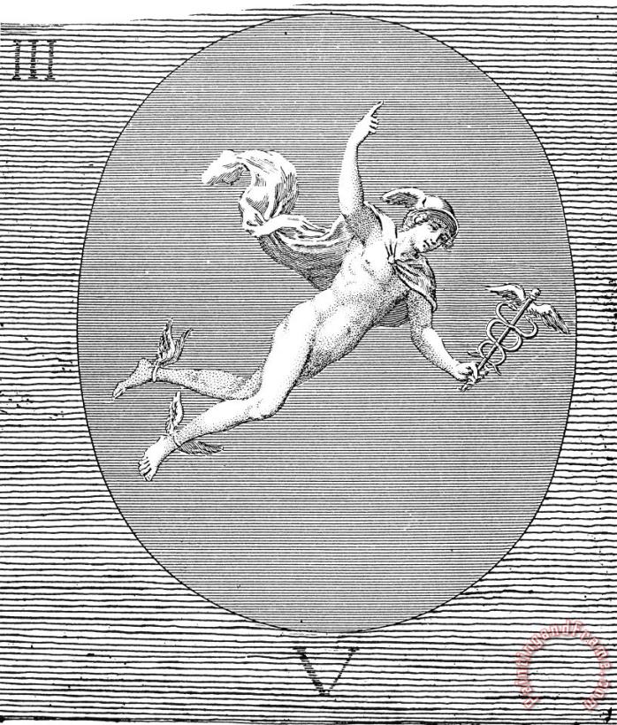 Mythology: Hermes painting - Others Mythology: Hermes Art Print