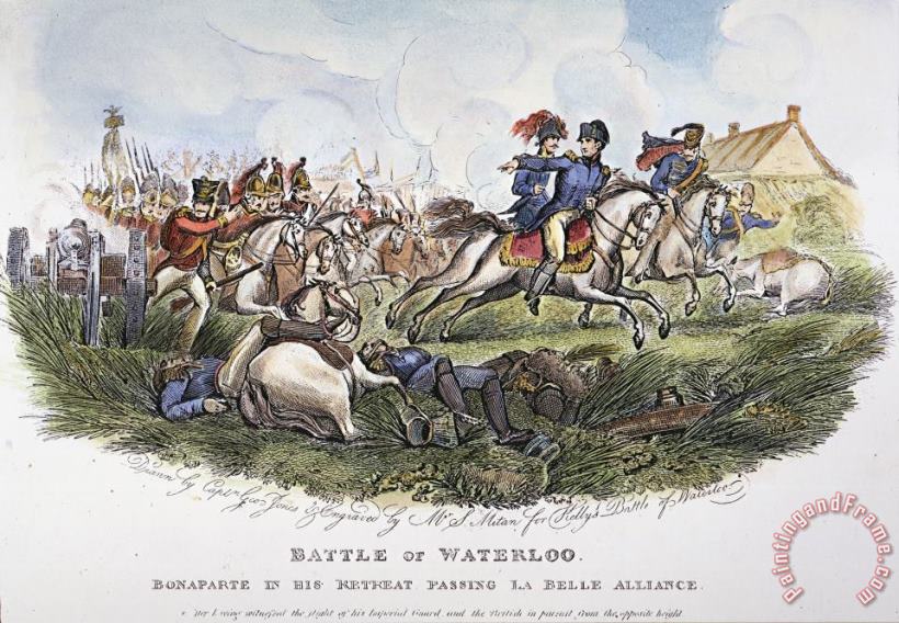 Napoleon I: Waterloo painting - Others Napoleon I: Waterloo Art Print