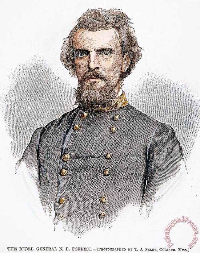 Others Nathan Bedford Forrest Art Painting