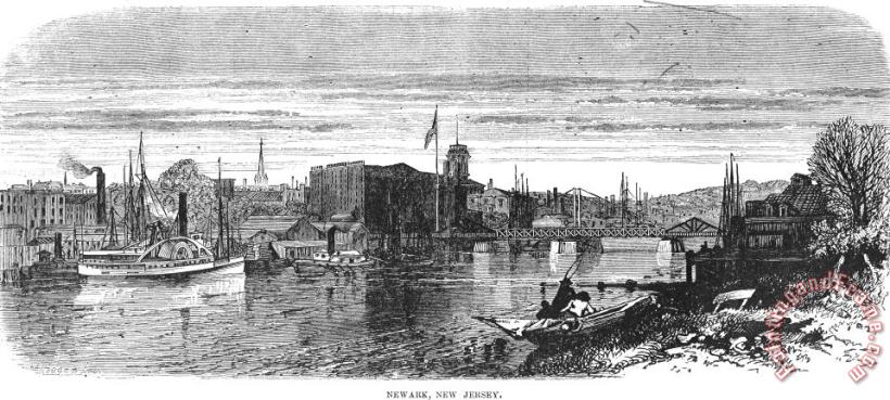 Others New Jersey: Newark, 1876 Art Print