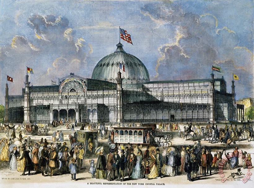 New York Crystal Palace painting - Others New York Crystal Palace Art Print