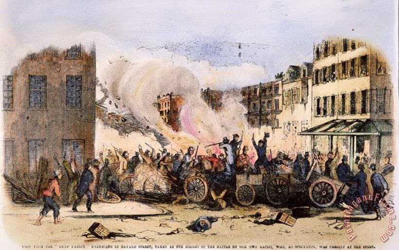 Others New York Gang War, 1857 Art Print