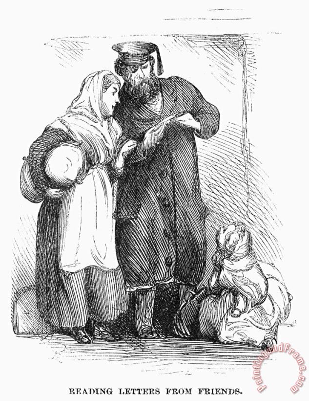 Others New York: Immigrants, 1871 Art Print