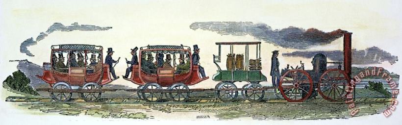 Others New York: Railroad, 1831 Art Painting
