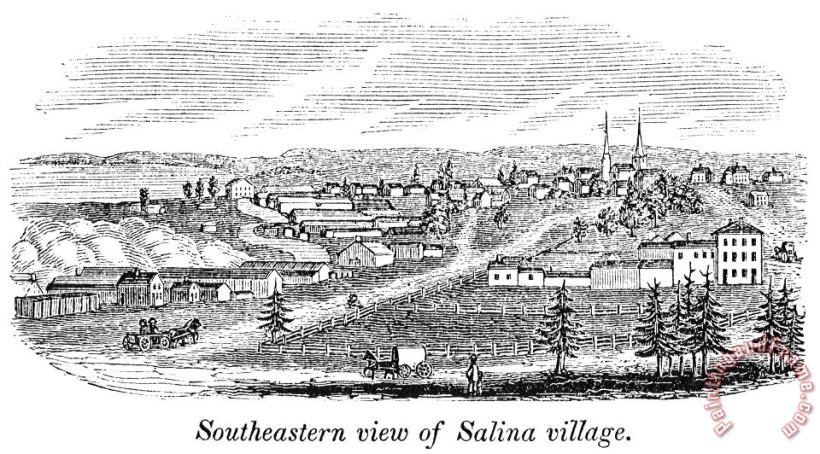 Others New York: Salina, 1841 Art Print