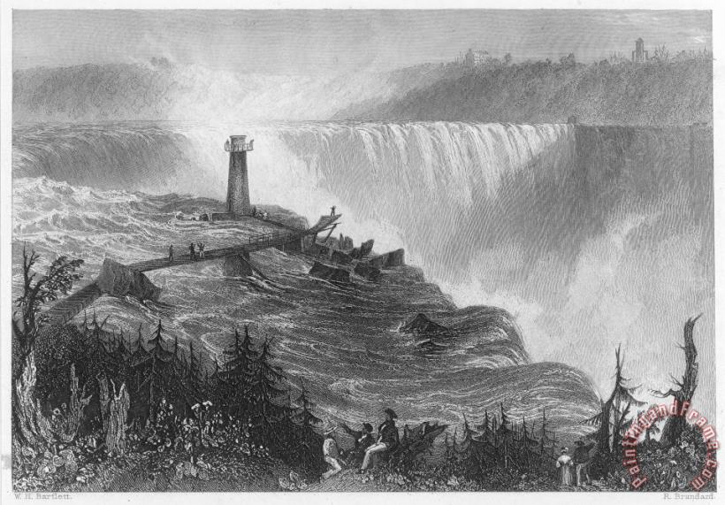 Niagara Falls, 1837 painting - Others Niagara Falls, 1837 Art Print