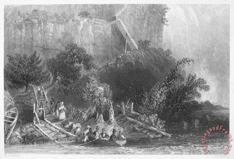 Niagara Falls, 1838 painting - Others Niagara Falls, 1838 Art Print