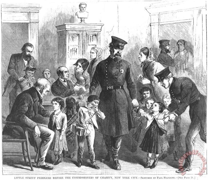 Others Ny Slum Children, 1864 Art Print