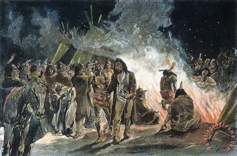 Ogallala Sioux Ghost Dance painting - Others Ogallala Sioux Ghost Dance Art Print