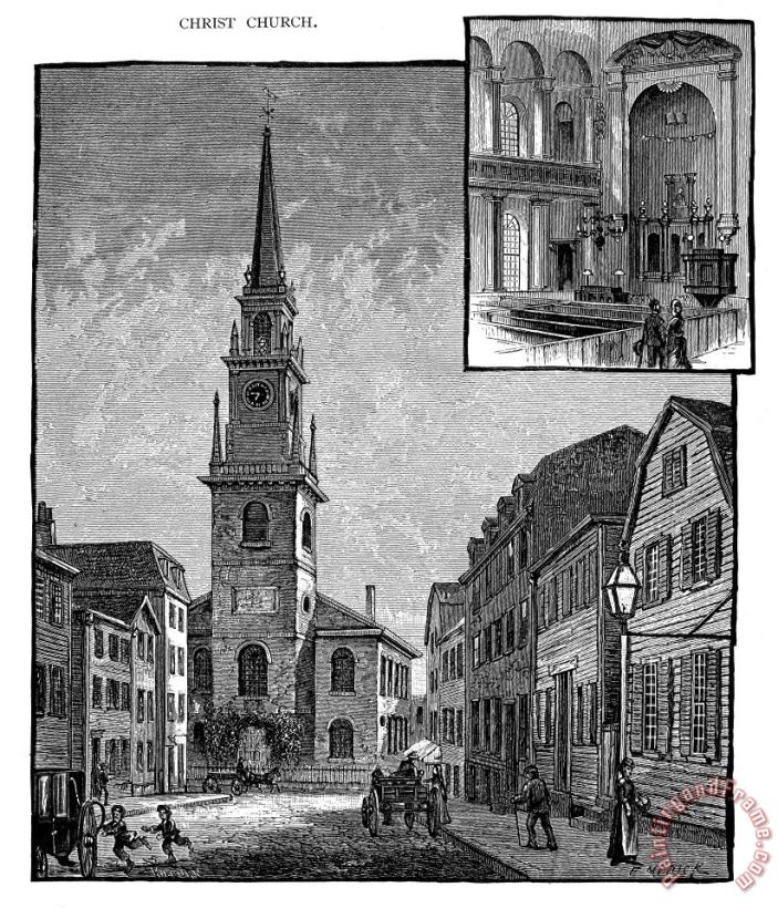 Others Old North Church, 1775 Art Painting