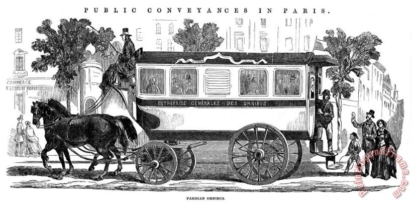 Paris Omnibus, 1853 painting - Others Paris Omnibus, 1853 Art Print