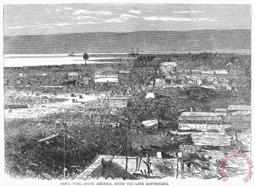 Others Peru: Earthquake, 1868 Art Print