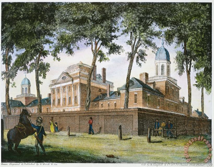 Others Philadelphia Hospital, 1799 Art Print