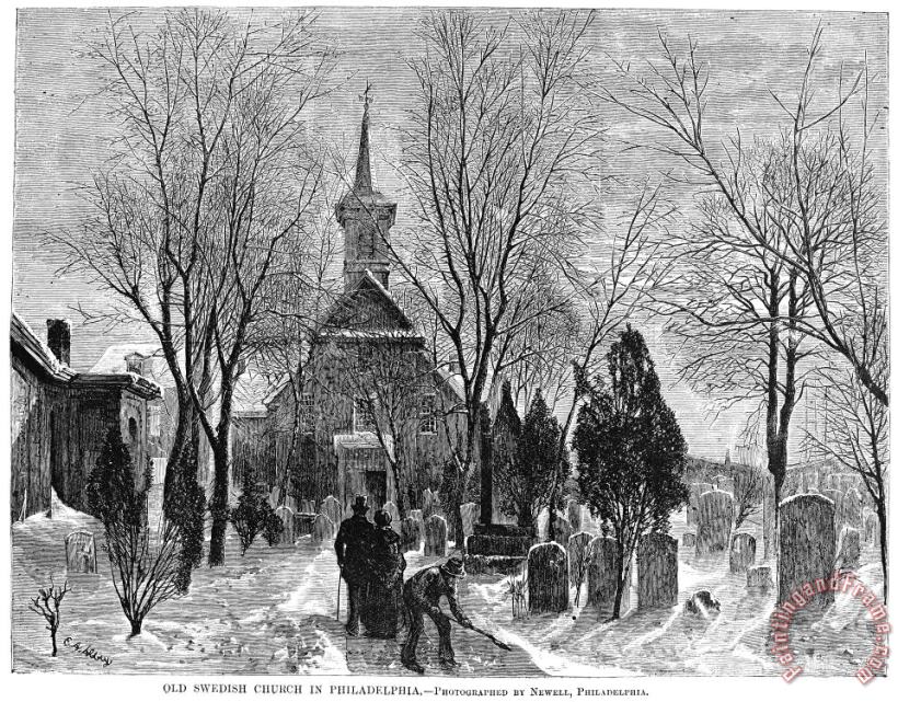 Philadelphia: Winter, 1873 painting - Others Philadelphia: Winter, 1873 Art Print