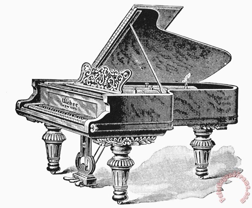Others Piano Art Print