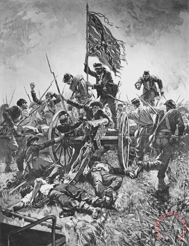 Others Picketts Charge, 1863 Art Print