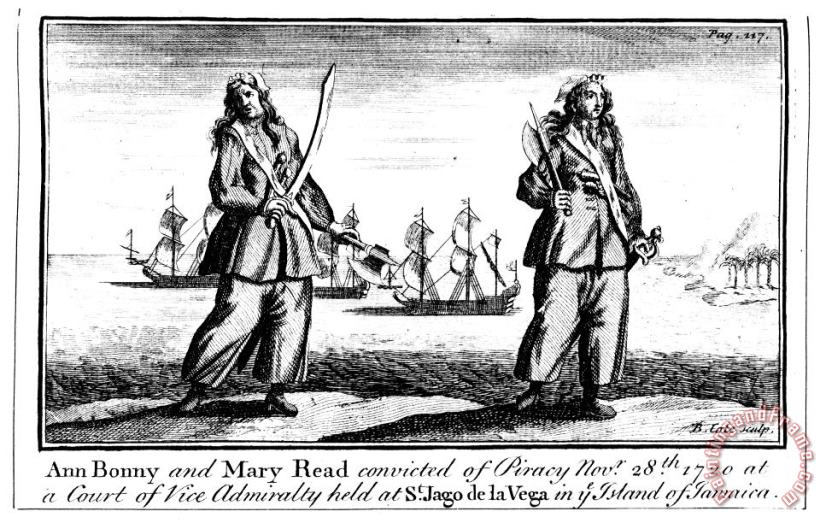 Pirates, 1724 painting - Others Pirates, 1724 Art Print