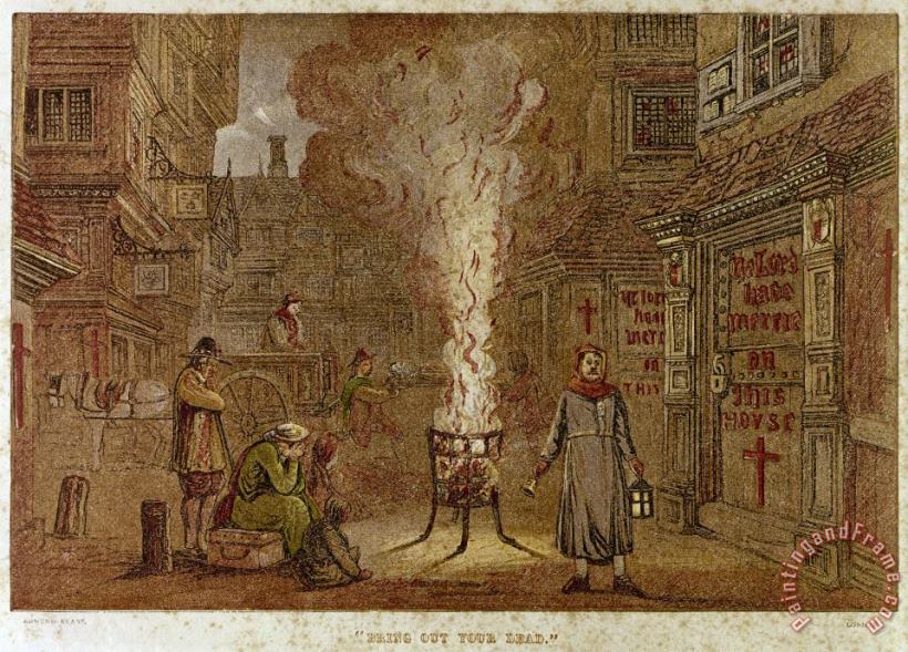 Plague Of London, 1665 painting - Others Plague Of London, 1665 Art Print