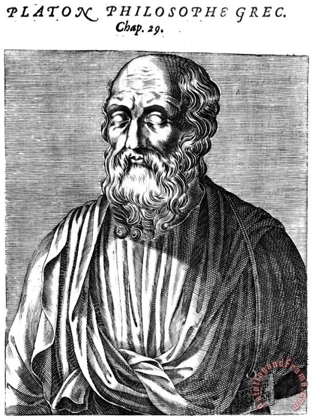 Plato (427?-347 B.c.) painting - Others Plato (427?-347 B.c.) Art Print