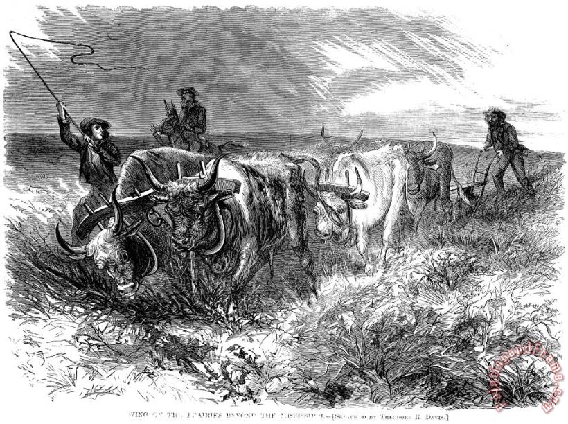 Others Plowing, 1868 Art Painting