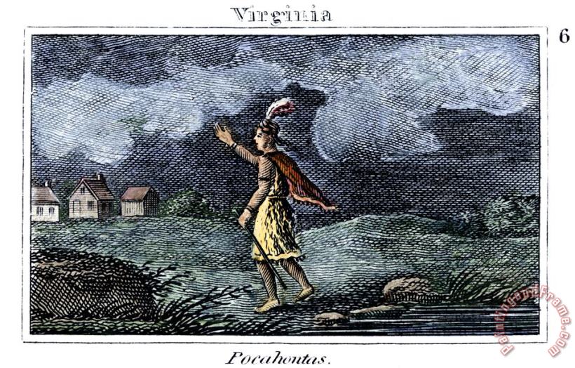 Others Pocahontas (1595-1617) Art Print