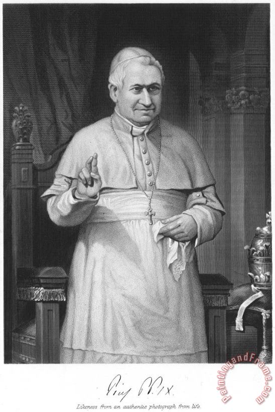 Pope Pius Ix (1792-1878) painting - Others Pope Pius Ix (1792-1878) Art Print