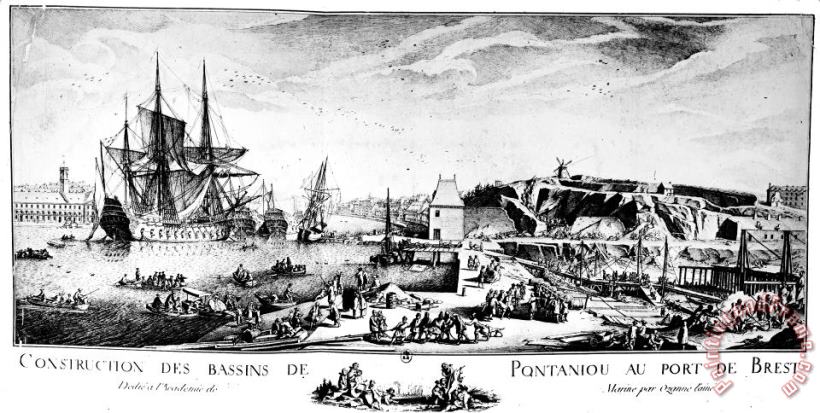 Others Port Of Brest, 1780 Art Painting