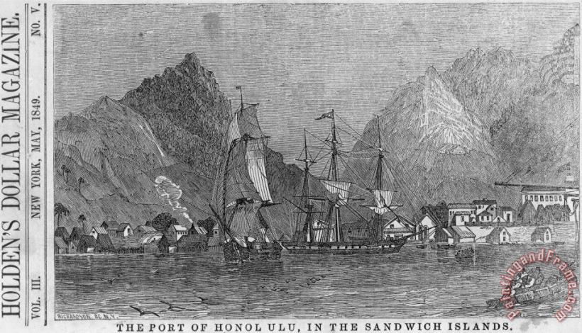 Others Port Of Honolulu, 1849 Art Print