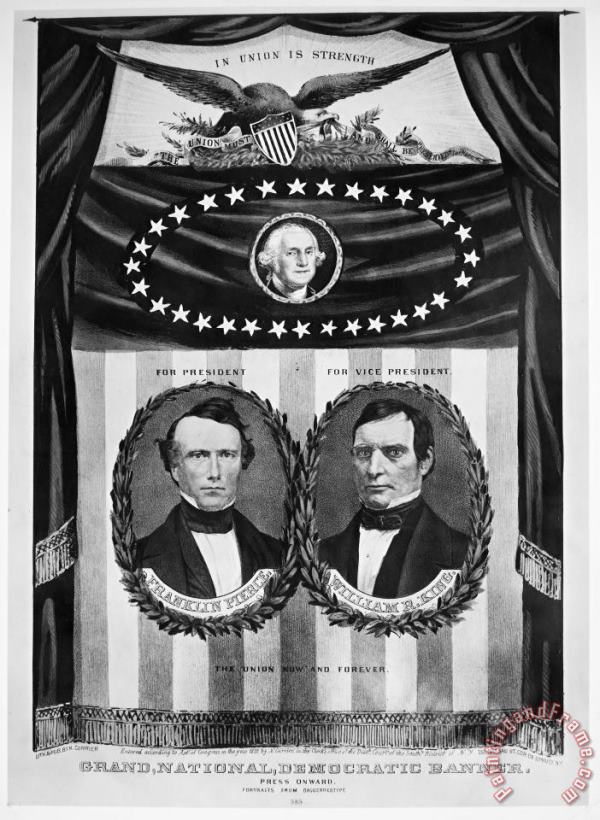 Others Presidential Campaign, 1852 Art Print