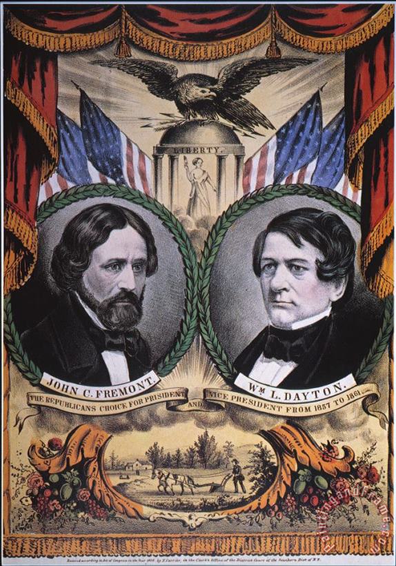 Others Presidential Campaign, 1856 Art Print