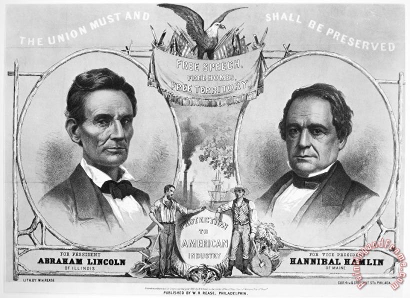 Others Presidential Campaign, 1860 Art Print
