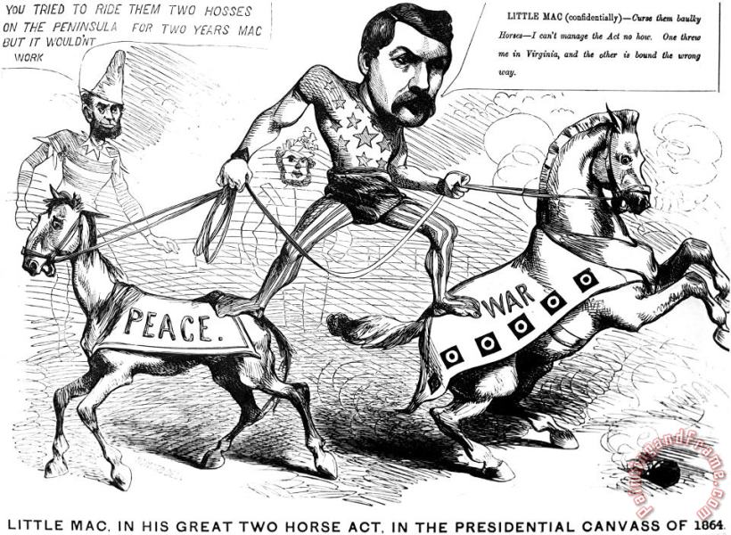 Others Presidential Campaign, 1864 Art Print