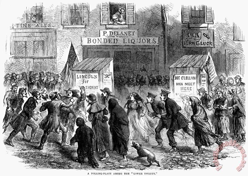 Others Presidential Campaign, 1864 Art Print