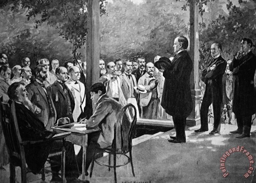 Presidential Campaign, 1896 painting - Others Presidential Campaign, 1896 Art Print