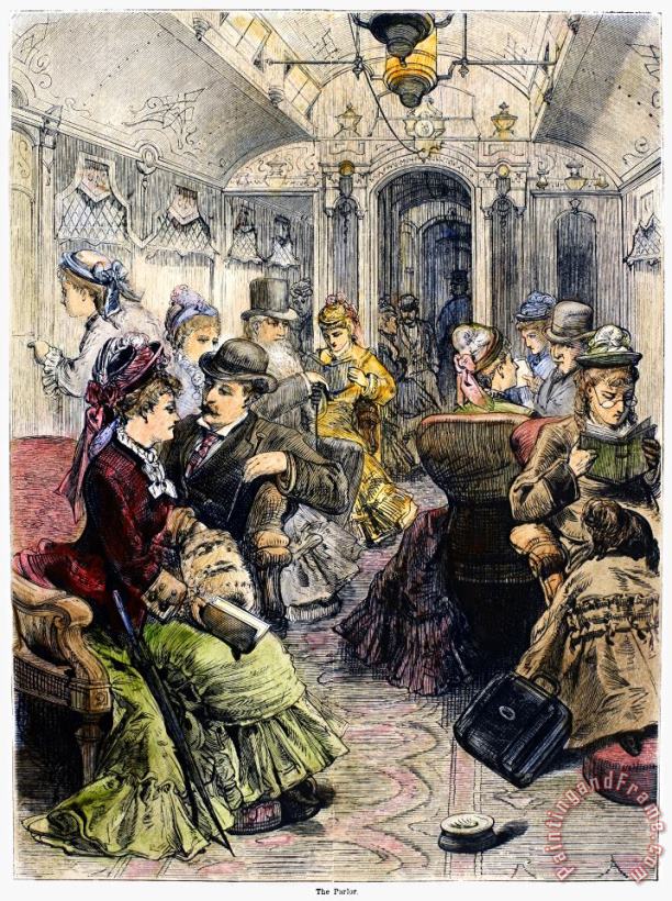 Others Pullman Car, 1876 Art Painting