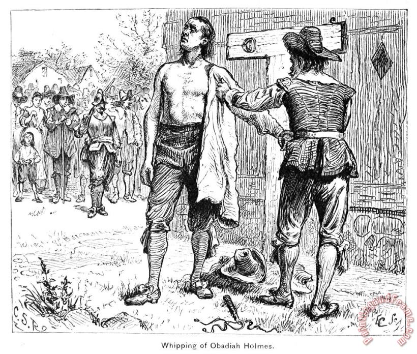 Others Puritans: Punishment, 1651 Art Print